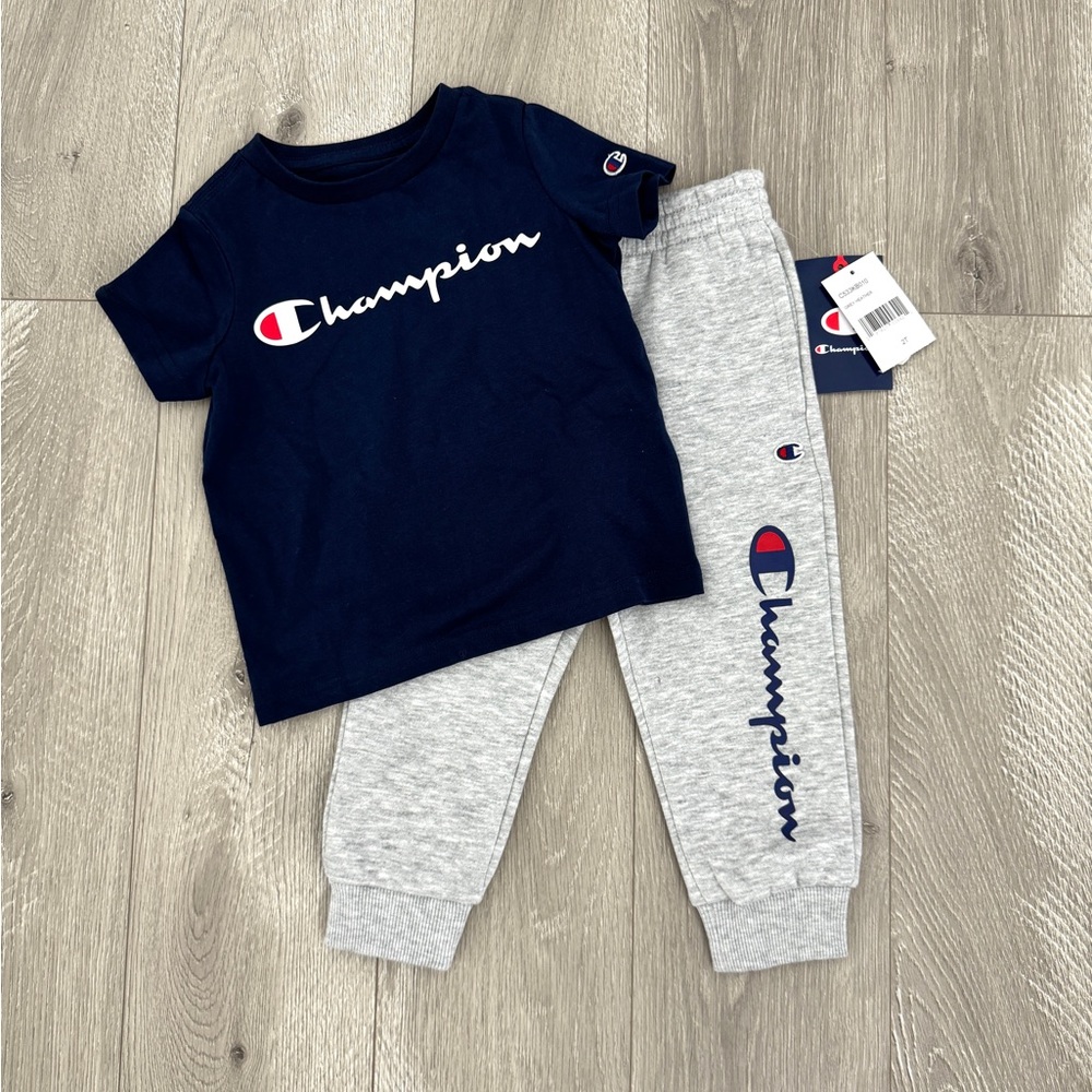 Champion Sweatpants T-Shirt Set 2T